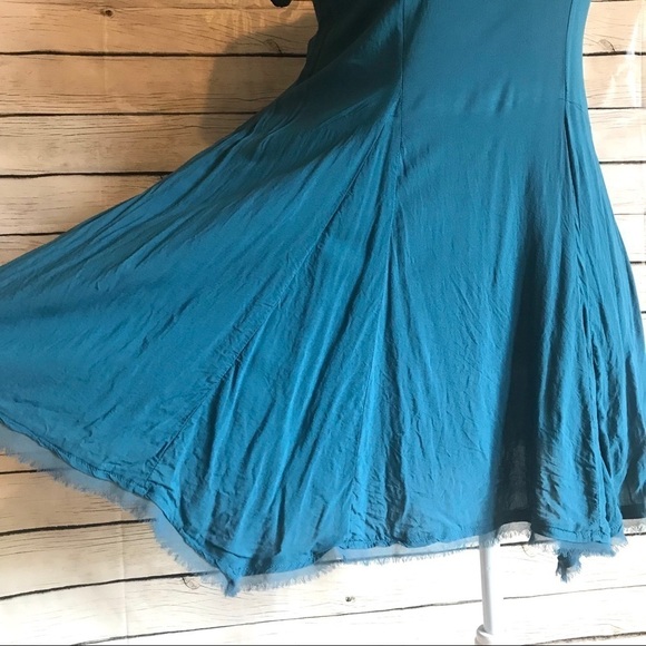 Silence + Noise Raw Hem Riley Trapeze Dress - Picture 6 of 8